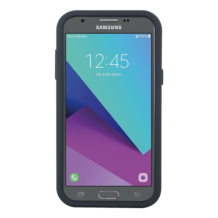 Detachable Shockproof PC + TPU Hybrid Back Case for Samsung Galaxy J3 (2017) EU Version/J3 Pro (2017) - Black-2