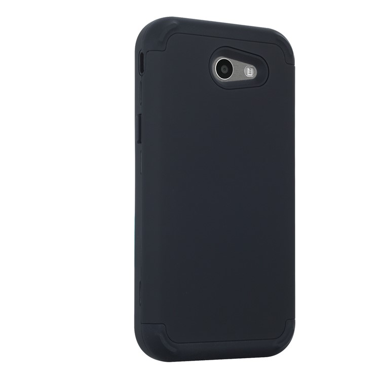 Detachable Shockproof PC + TPU Hybrid Back Case for Samsung Galaxy J3 (2017) EU Version/J3 Pro (2017) - Black-3