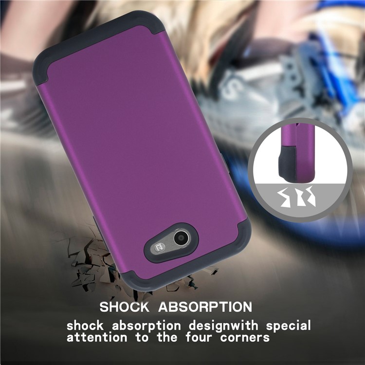 Detachable Shockproof PC + TPU Combo Phone Casing for Samsung Galaxy J3 (2017) EU Version/J3 Pro (2017) - Purple-8