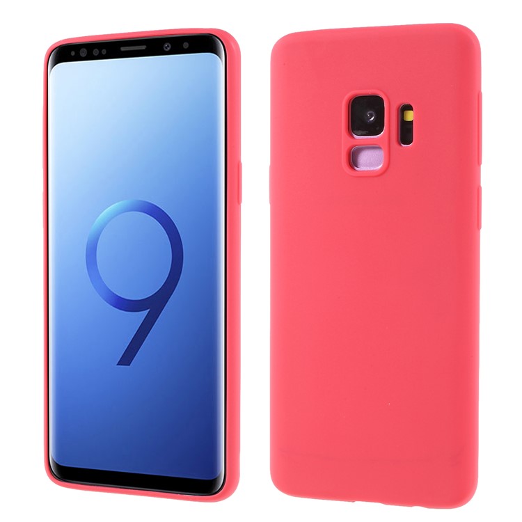 Solid Color Candy TPU Case for Samsung Galaxy S9 SM-G960 - Red-1