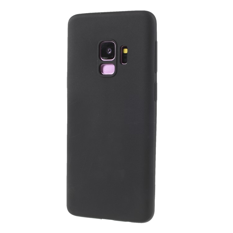 Solid Color Candy TPU Shell Case for Samsung Galaxy S9 SM-G960 - Black-3