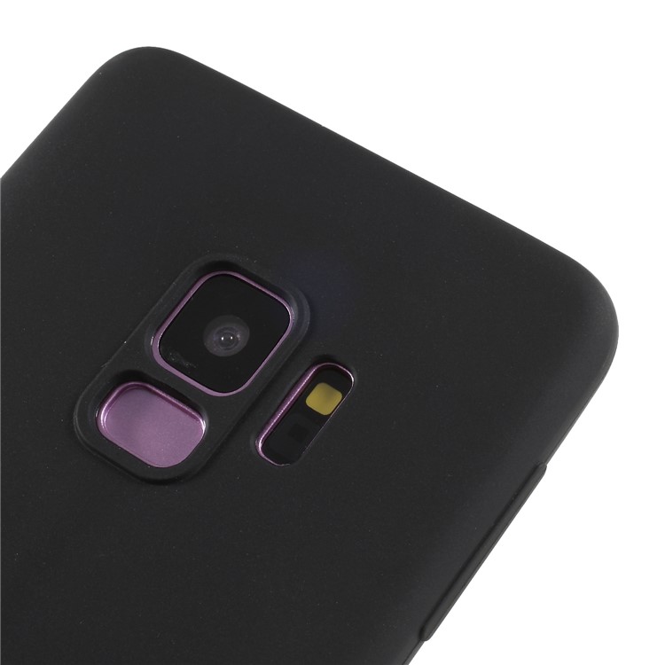 Solid Color Candy TPU Shell Case for Samsung Galaxy S9 SM-G960 - Black-4