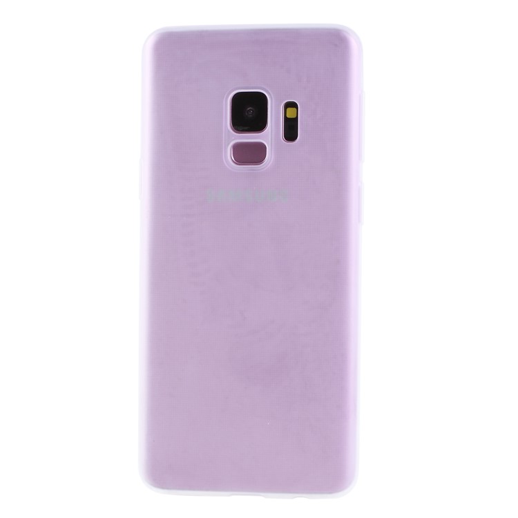 Solid Color Candy TPU Cover Case for Samsung Galaxy S9 SM-G960 - White-1