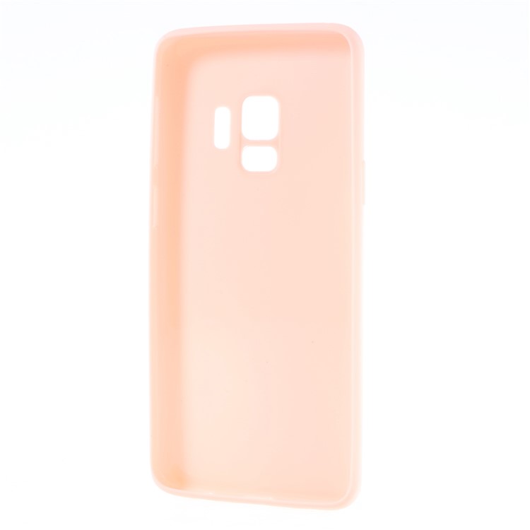 Solid Color Candy TPU Cover for Samsung Galaxy S9 SM-G960 - Pink-4