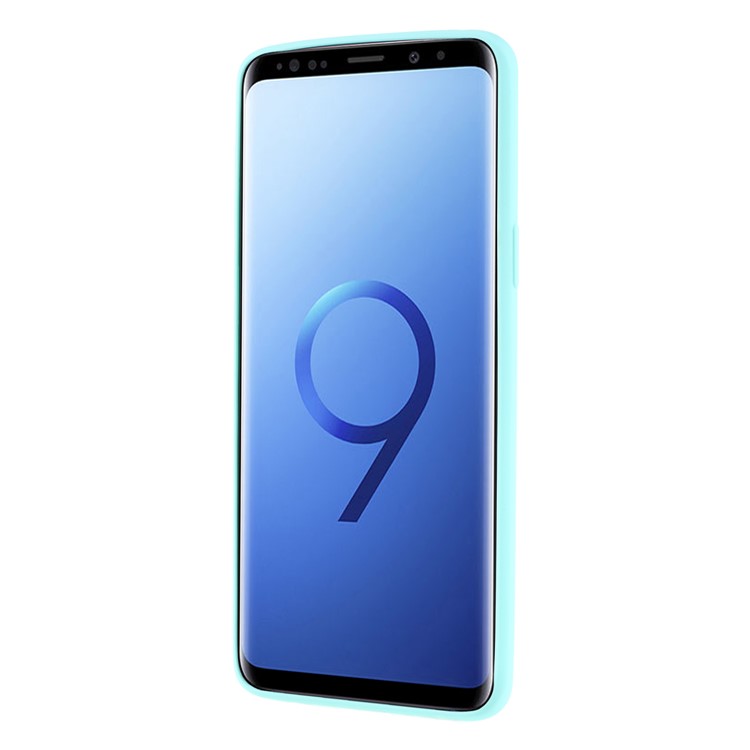 Solid Color Candy TPU Protection Case for Samsung Galaxy S9 SM-G960 - Baby Blue-2