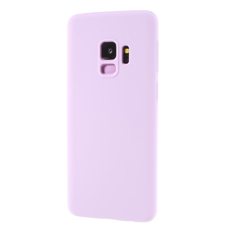 Solid Color Candy TPU Cover Phone Case for Samsung Galaxy S9 SM-G960 - Purple-3