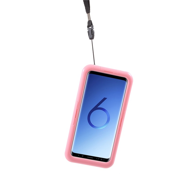 IP68 Wasserdichte Schneefeste Schmutzdichte Schale Für Samsung Galaxy S9 SM-G960 - Rosa-1