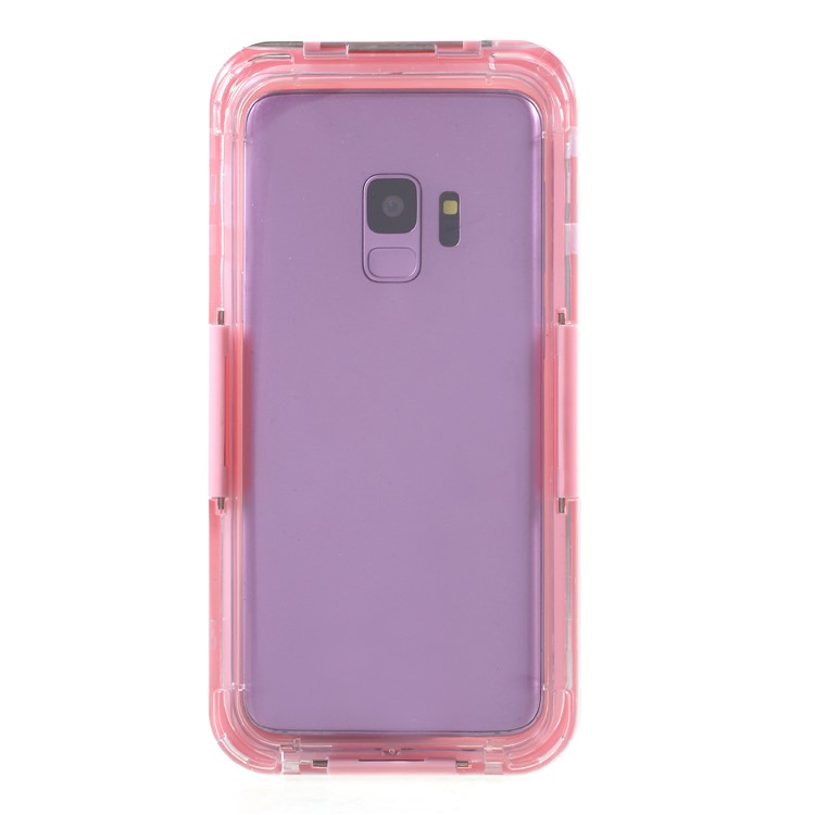 IP68 Wasserdichte Schneefeste Schmutzdichte Schale Für Samsung Galaxy S9 SM-G960 - Rosa-5
