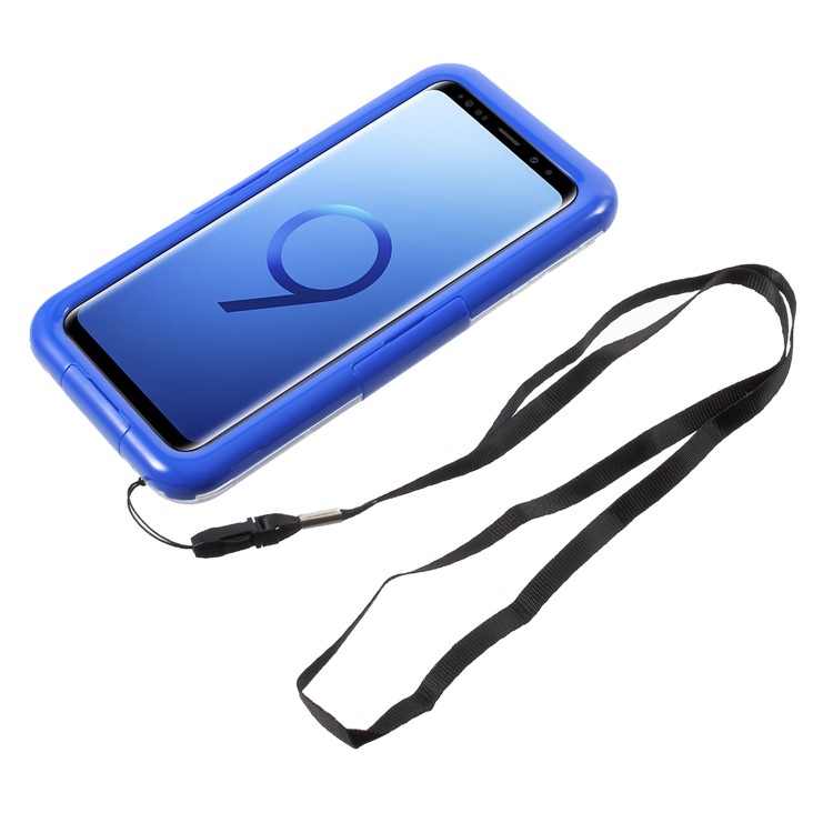 IP68 Waterproof Snow-proof Dirt-proof Casing for Samsung Galaxy S9 SM-G960 - Blue-2