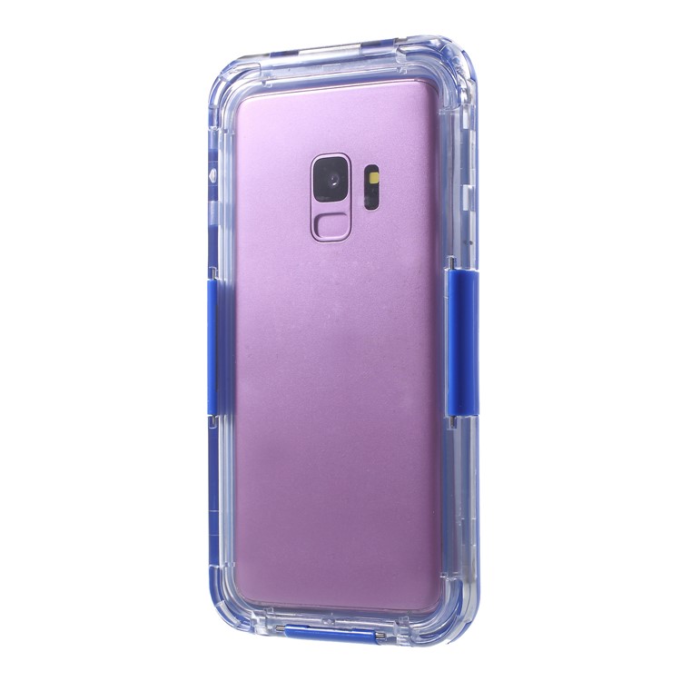 IP68 Waterproof Snow-proof Dirt-proof Casing for Samsung Galaxy S9 SM-G960 - Blue-4