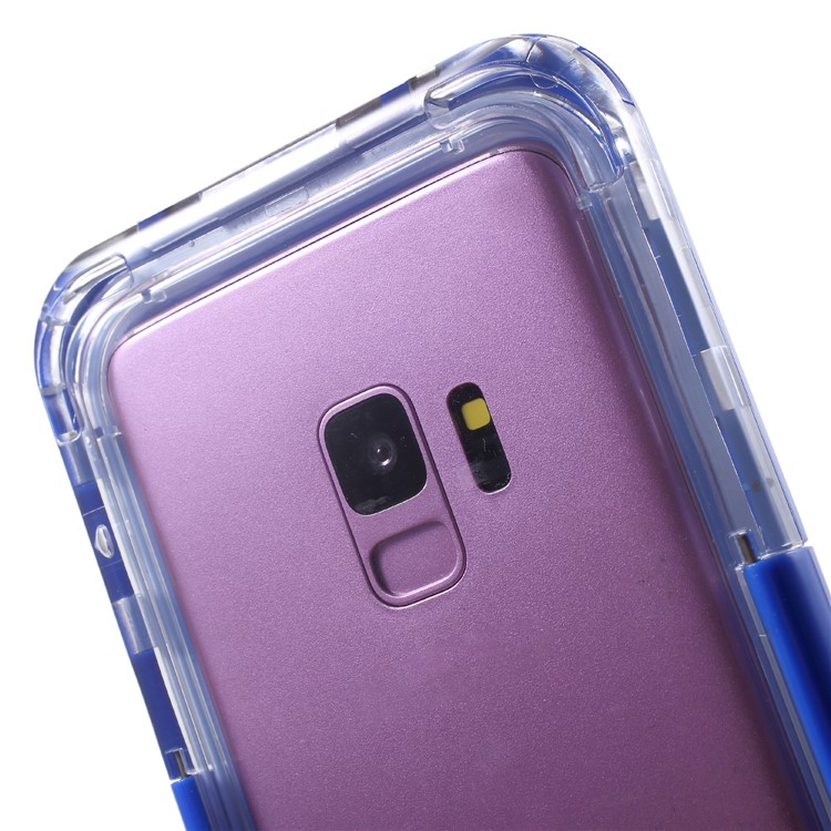 IP68 Waterproof Snow-proof Dirt-proof Casing for Samsung Galaxy S9 SM-G960 - Blue-7