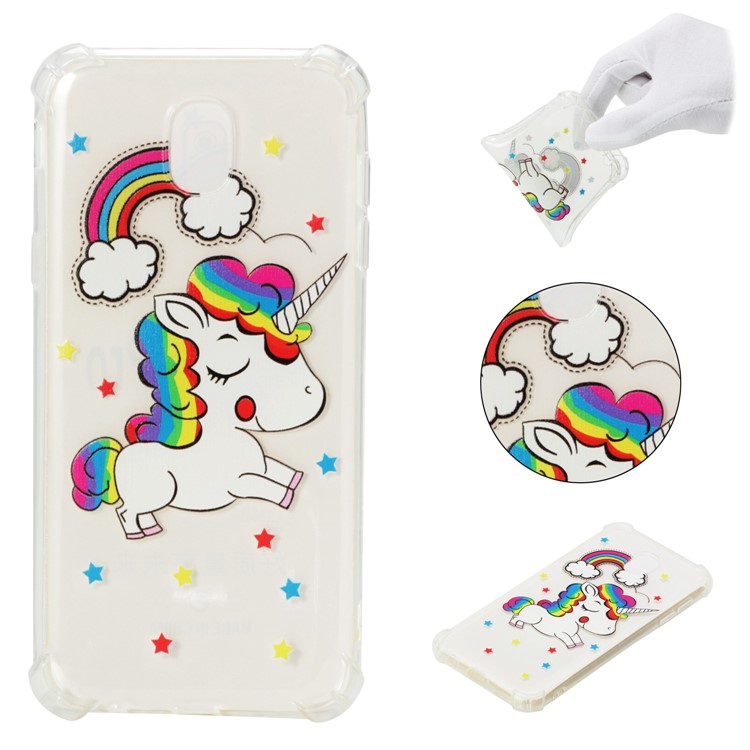 

Pattern Printing Shockproof TPU Case for Samsung Galaxy J5 (2017) EU Version / J5 Pro (2017) - Unicorn