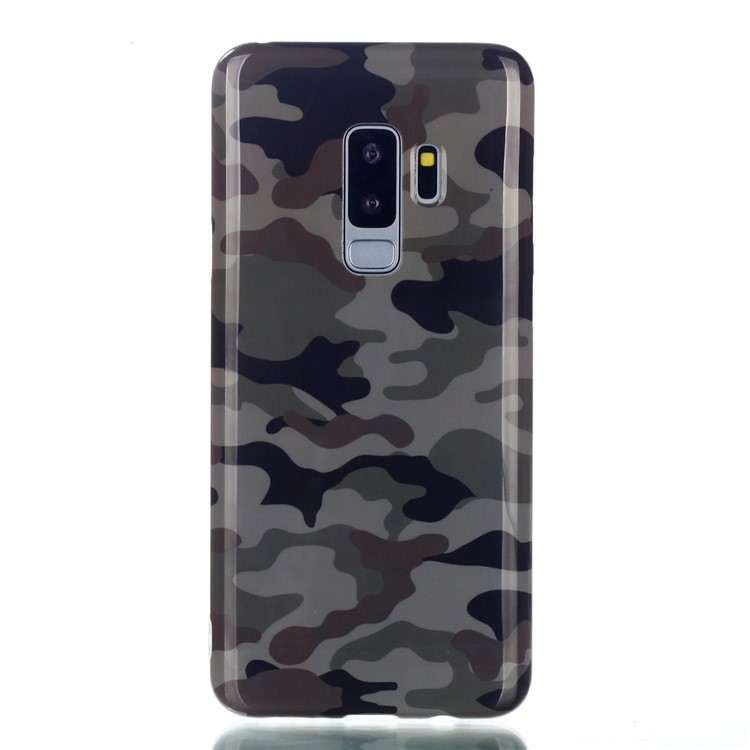 

For Samsung Galaxy S9+ G965 Stylish Marble Pattern IMD TPU Case Accessory - Camouflage
