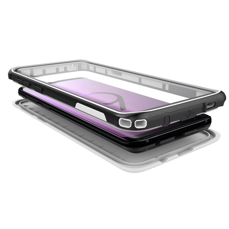 IP68 3M PC Underwater Dirt/Dust/Snow Proof Waterproof Cover for Samsung Galaxy S9 SM-G960 - White-5