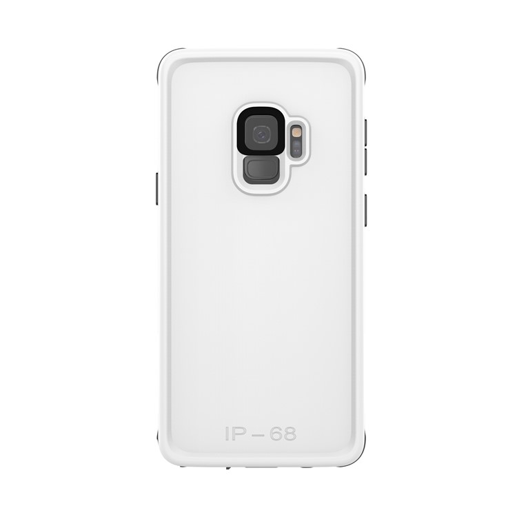 IP68 3M PC Underwater Dirt/Dust/Snow Proof Waterproof Cover for Samsung Galaxy S9 SM-G960 - White-7