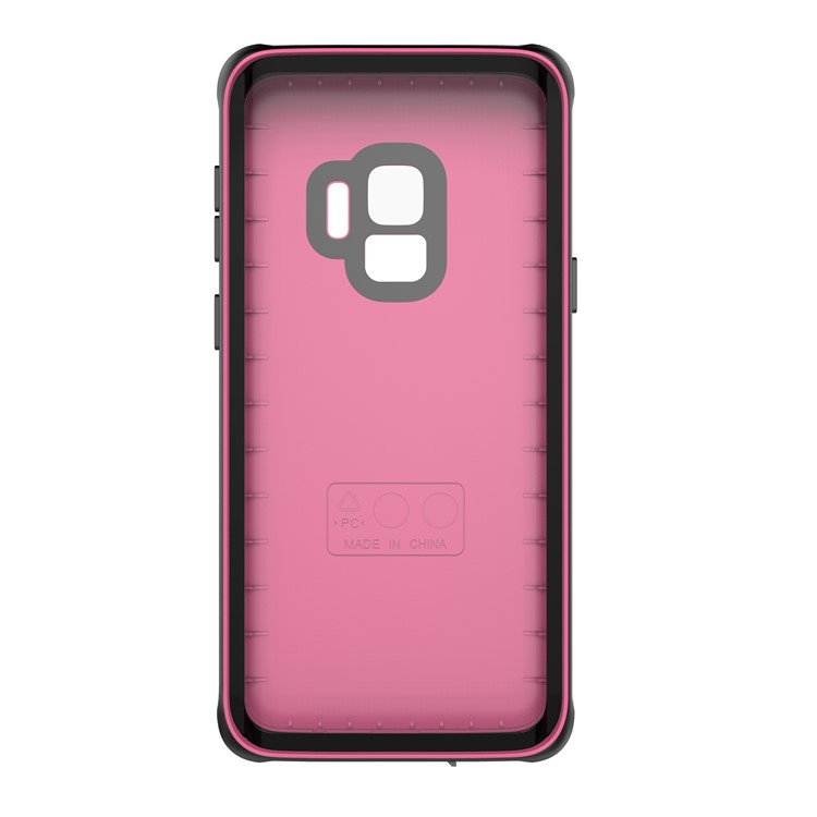 IP68 3M PC Underwater Dirt/Dust/Snow Proof Waterproof Casing for Samsung Galaxy S9 SM-G960 - Rose-2