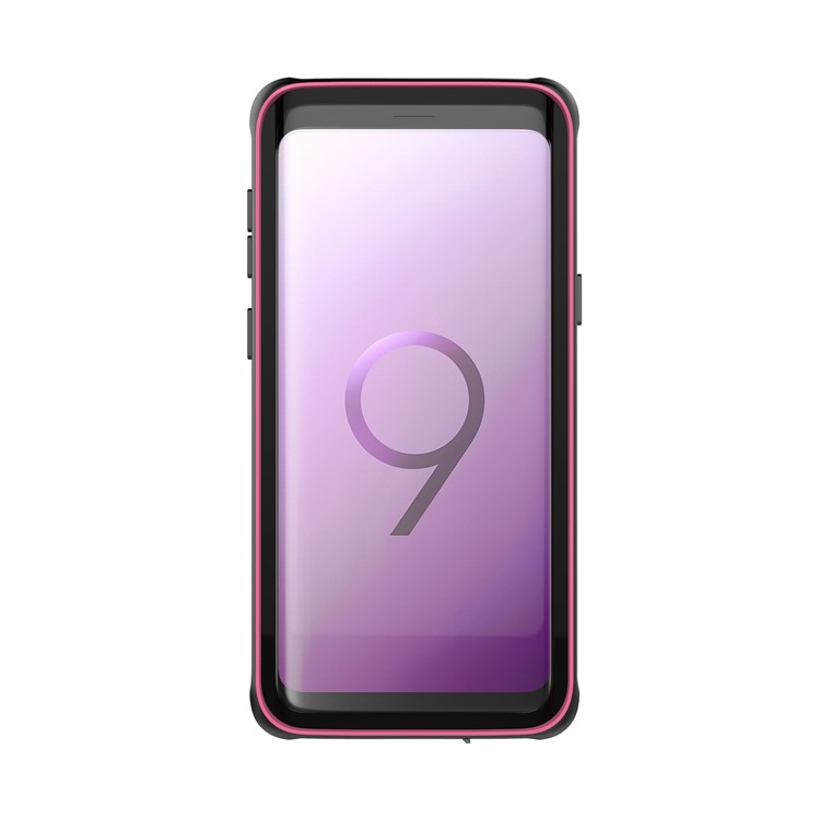 IP68 3M PC Underwater Dirt/Dust/Snow Proof Waterproof Casing for Samsung Galaxy S9 SM-G960 - Rose-6
