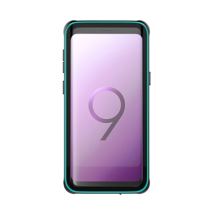IP68 3M PC Подводная Грязь / Пыль / Снег Доказательство Водонепроницаемый Чехол Для Мобильного Телефона Для Галактики Samsung S9 SM-G960 - Циан-6