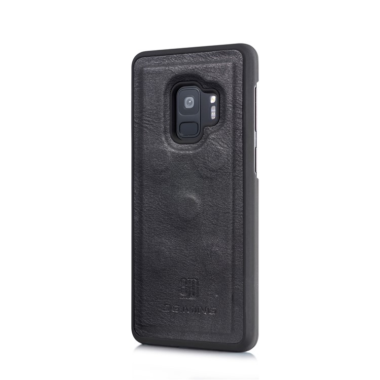 Dg. Ming Split Leather Multi-Slot-Geldbörse Mit Innen-PC-Back-Koffer Für Samsung Galaxy S9 G960 - Schwarz-2