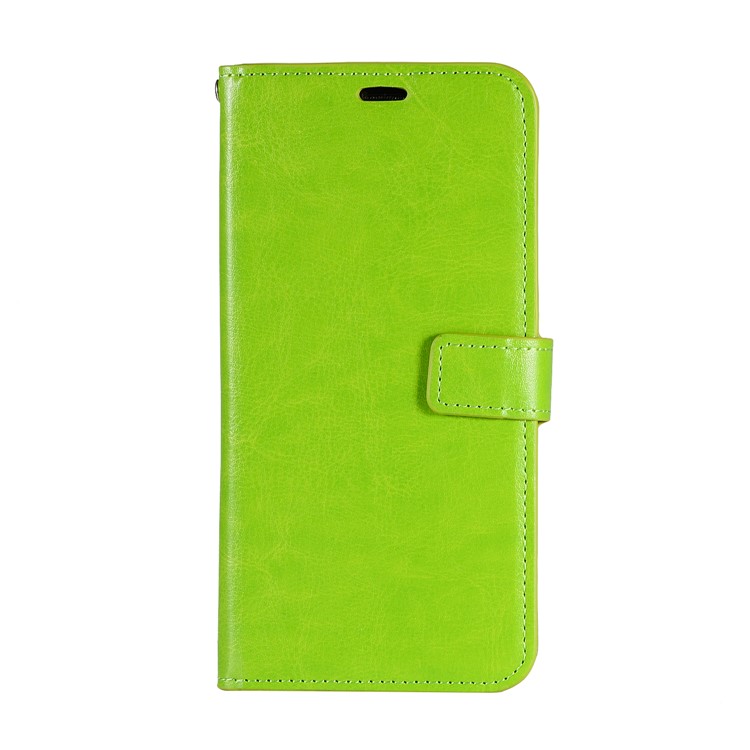 

Crazy Horse Texture Flip Leather Wallet Case Accessory for Samsung Galaxy S9+ G965 - Green
