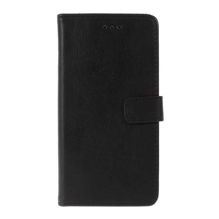 Crazy Horse Wallet Leather Case for Samsung Galaxy A5 SM-A510F (2016) - Black-3