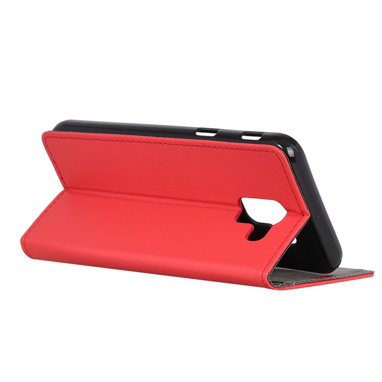Stand PU Leather Wallet Cell Phone Case for Samsung Galaxy J6 (2018) - Red-9