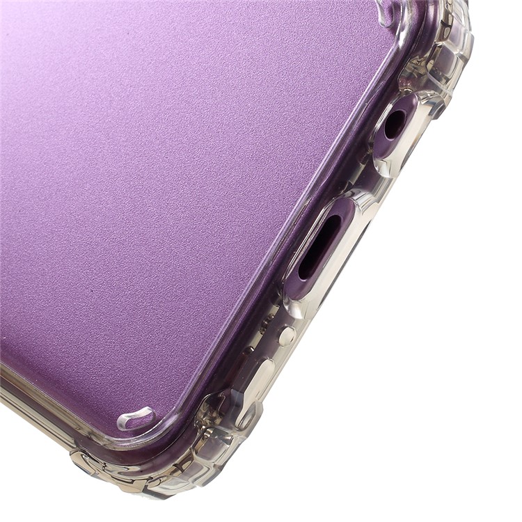 IPAKY Clear PC and TPU Hybrid Shockproof Case for Samsung Galaxy S9 G960 - Grey-5
