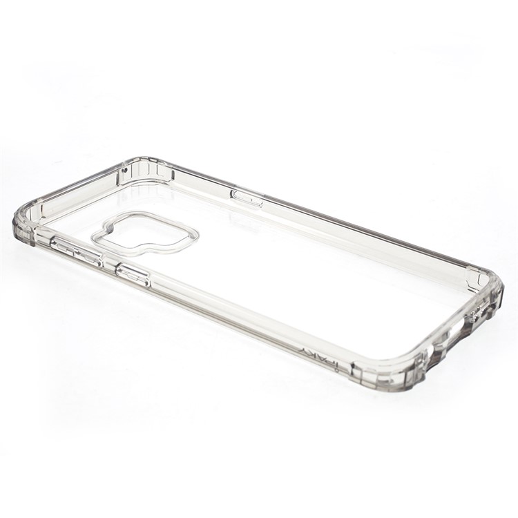 IPAKY Clear PC and TPU Hybrid Shockproof Case for Samsung Galaxy S9 G960 - Grey-6