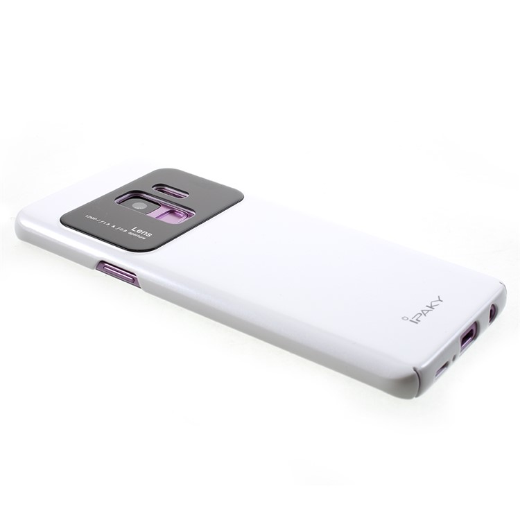 IPAKY Tempered Glass + PC Hybrid Protective Cover for Samsung Galaxy S9 G960 - White-4