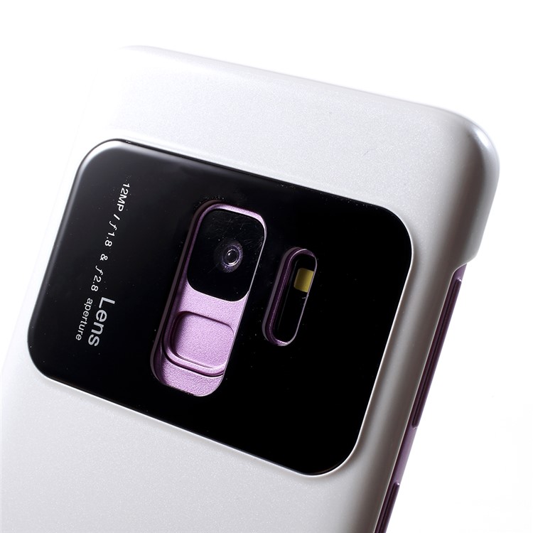 IPAKY Tempered Glass + PC Hybrid Protective Cover for Samsung Galaxy S9 G960 - White-5