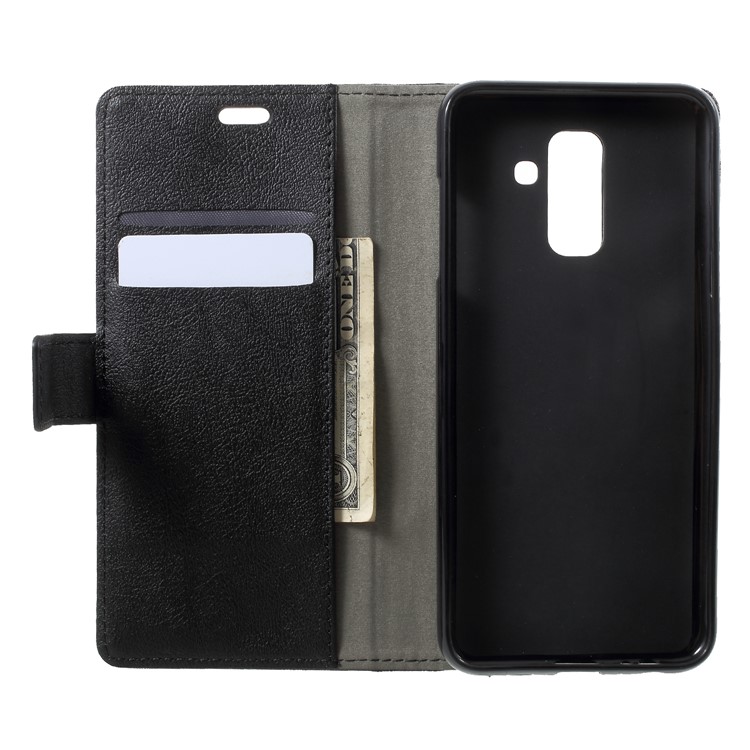 Custodia In Pelle PU Per Telefono Cellulare Per Samsung Galaxy A6 (2018) - Nero-5
