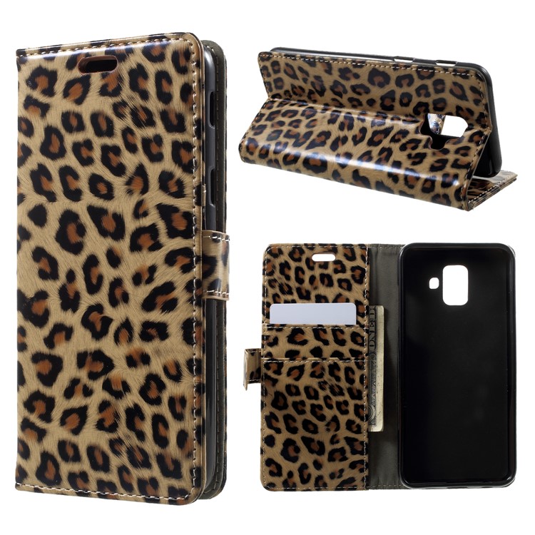 

Leopard Pattern Leather Protection Mobile Casing for Samsung Galaxy A6 (2018)