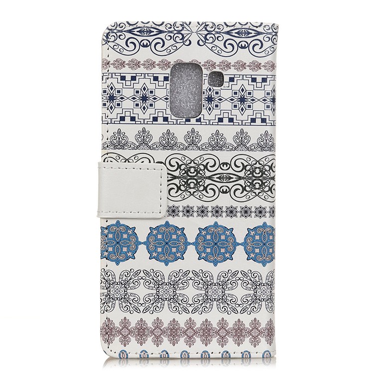 For Samsung Galaxy A6 (2018) Pattern Printing Wallet Leather Stand Phone Casing - Ethnic Pattern-2