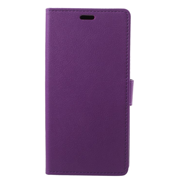 

Cell Phone Leather Stand Case for Samsung Galaxy A6+ (2018) - Purple