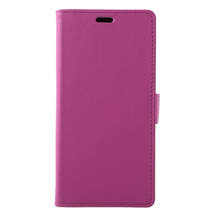 

Folio Flip PU Leather Cell Phone Cover with Stand for Samsung Galaxy A6 Plus (2018) / A9 Star Lite - Rose
