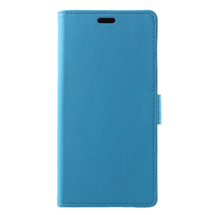 

PU Leather Stand Wallet Mobile Shell Case for Samsung Galaxy A6+ (2018) / A9 Star Lite - Blue