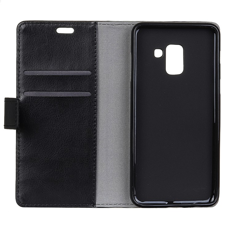 Pattern Printing Wallet Leather Stand Case for Samsung Galaxy A6 (2018) - Wolf Pattern-4