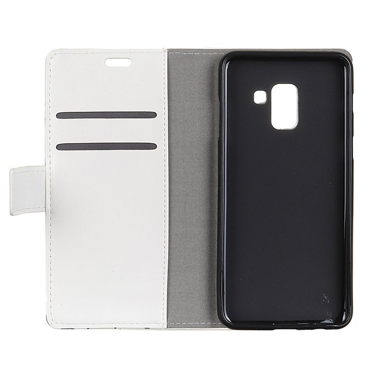 Pattern Printing Magnetic Leather Stand Case for Samsung Galaxy A6 (2018) - Flower Pattern-3