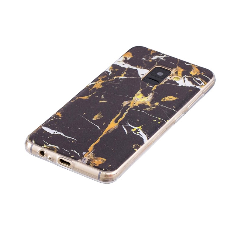 Pattern Printing TPU Soft Case for Samsung Galaxy A8 (2018) - Marble Texture-2
