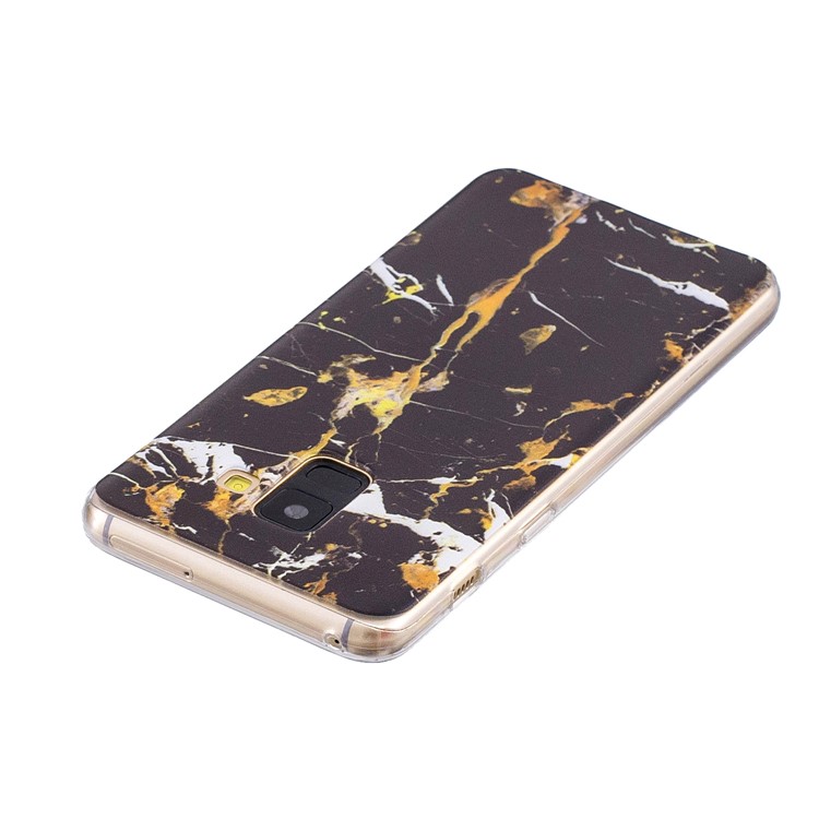 Pattern Printing TPU Soft Case for Samsung Galaxy A8 (2018) - Marble Texture-3