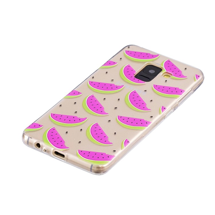Pattern Printing TPU Cover for Samsung Galaxy A8 (2018) - Watermelon-2