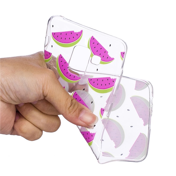 Pattern Printing TPU Cover for Samsung Galaxy A8 (2018) - Watermelon-4