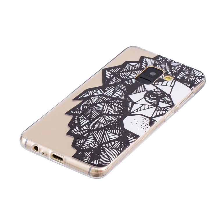 Pattern Printing TPU Protection Case for Samsung Galaxy A8 (2018) - Abstract Animal-2