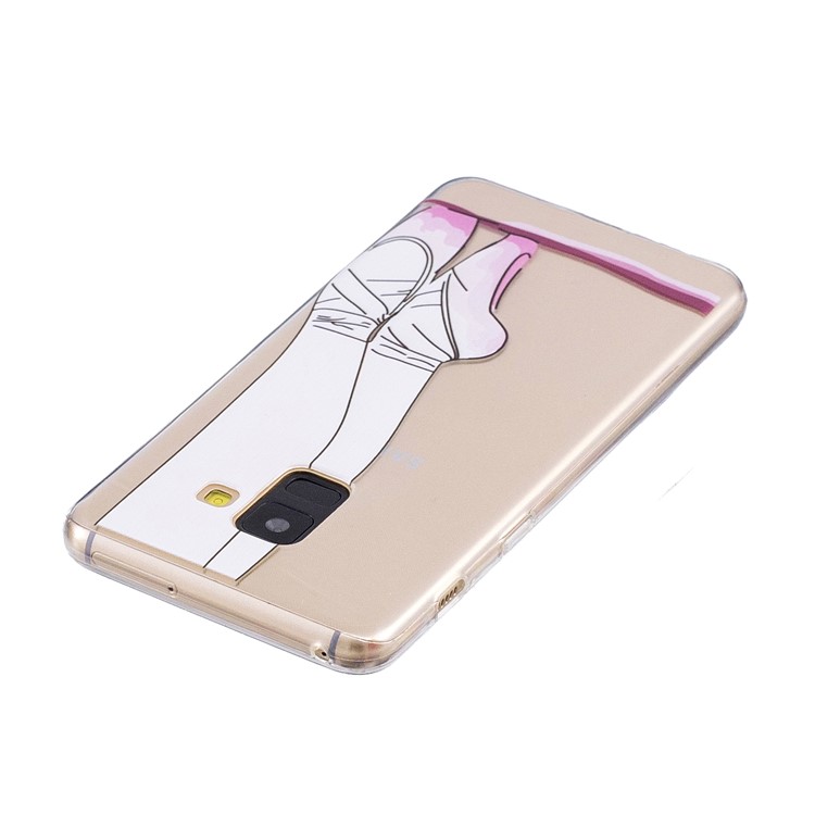 Patterned TPU Case for Samsung Galaxy A8 (2018) - Ballet Dancer-3