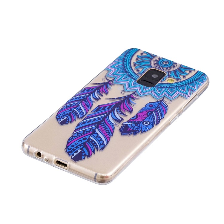 Pattern Printing TPU Flexible Shell Case for Samsung Galaxy A8 (2018) - Dream Catcher-2
