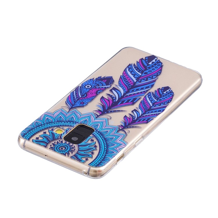 Pattern Printing TPU Flexible Shell Case for Samsung Galaxy A8 (2018) - Dream Catcher-3