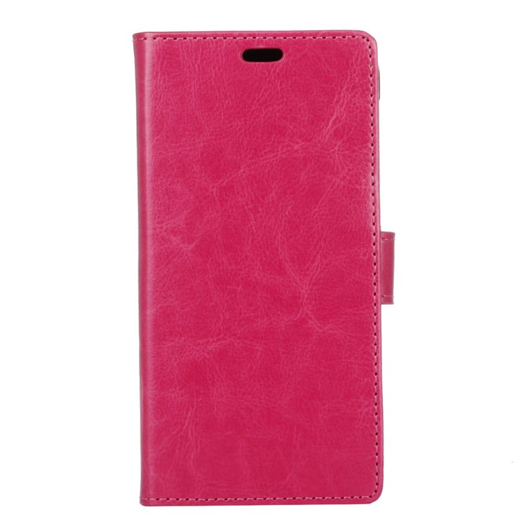 

Crazy Horse Magnetic Leather Stand Cover for Samsung Galaxy A6+ (2018) - Rose, Galaxy A6+ (2018)