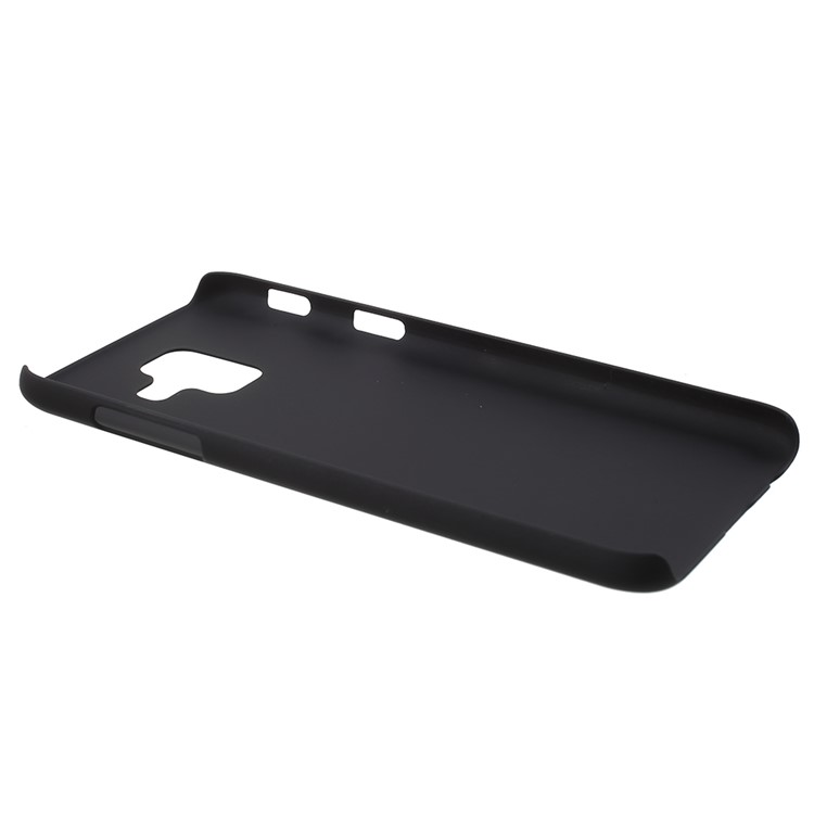 For Samsung Galaxy A6 (2018) Rubberized Hard PC Protective Back Casing - Black-4