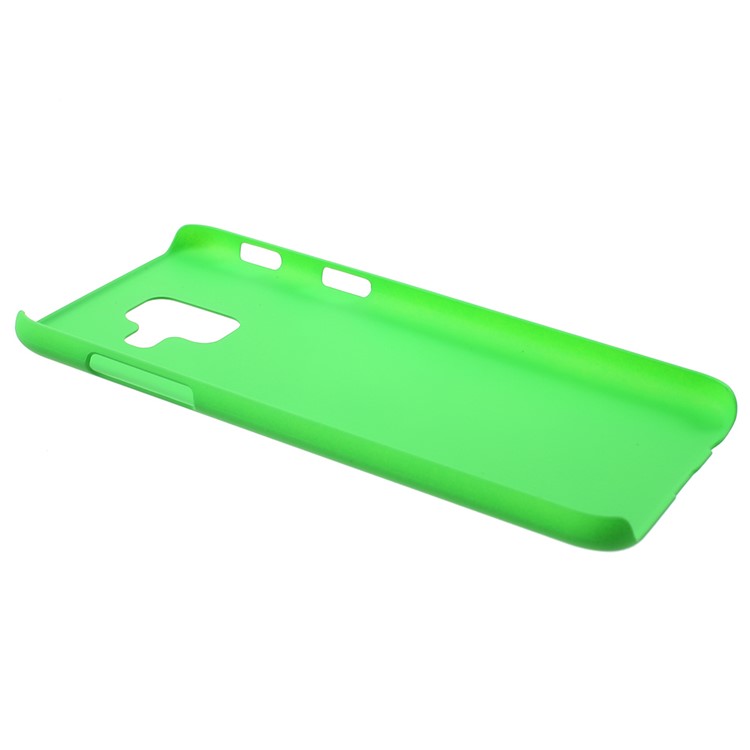 For Samsung Galaxy A6 (2018) Rubberized Hard PC Protective Back Phone Shell - Green-3