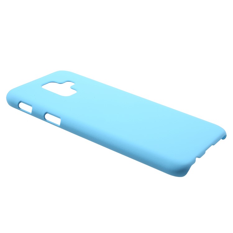 For Samsung Galaxy A6 (2018) Rubberized Hard PC Protective Back Mobile Case - Baby Blue-2